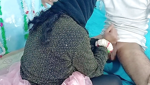 Indian babe gets her ass fingered with passionate missionary