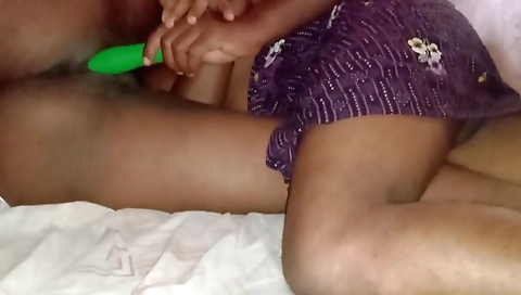 I'm making a homemade hot lesbian video with a dildo