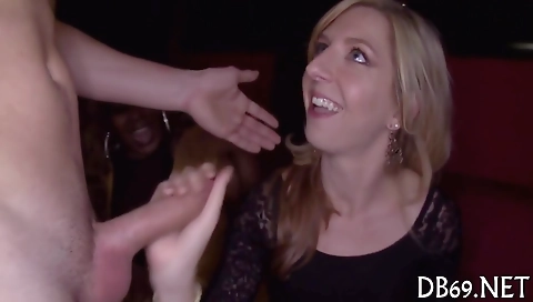 Blonde and blonde get fucked in the interracial scene