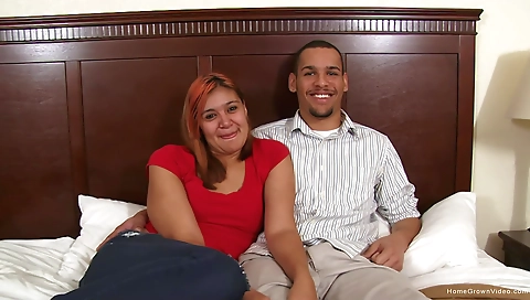 Ebony teen is having some fun with her ebony boyfriend