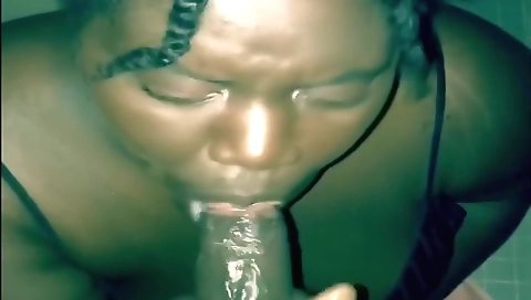 Amateur milf fucks herself with a deepthroat and a big cock