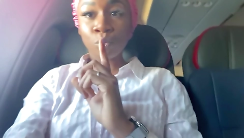 Webcam solo video of a blonde in a hot black dress