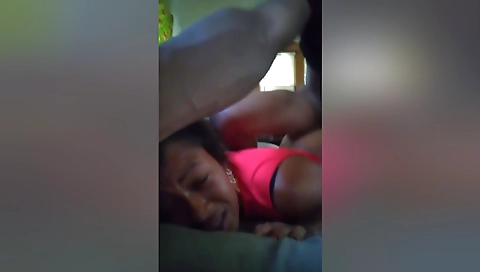 Ebony brunette gets fucked in her sexy office webcam vid