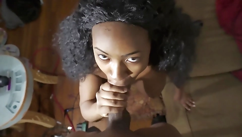 Brunette with a sexy body gets fucked by a big cock