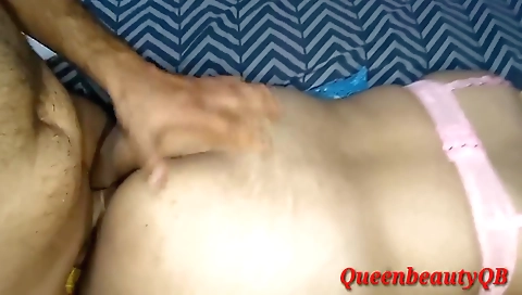 Indian woman riding her own dildo in homemade porn