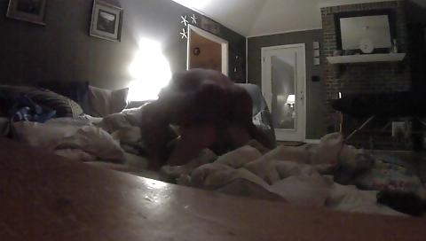 Ebony babe 18+ and muscular man in black suit doing it