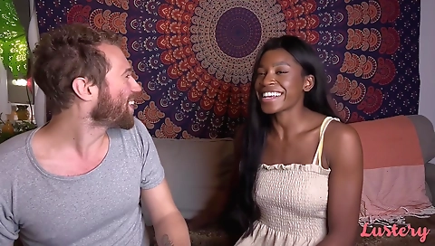 Ebony hottie is ready to please her black and ebony man