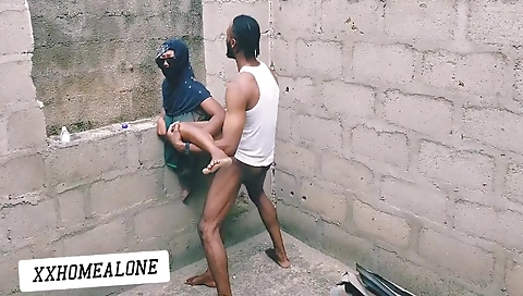 Ebony stepmom gets fucked and fucked hard by her stepson